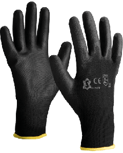 Sacobel Naadloos Gebreide Polyester Handschoenen met PU-coating