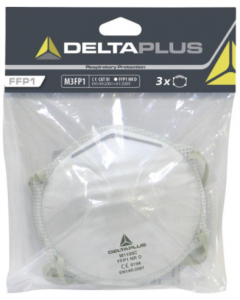Delta Plus FFP1 Masks, Pack of 3